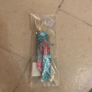 NWT Lilly Pulitzer keychain/ bag charm